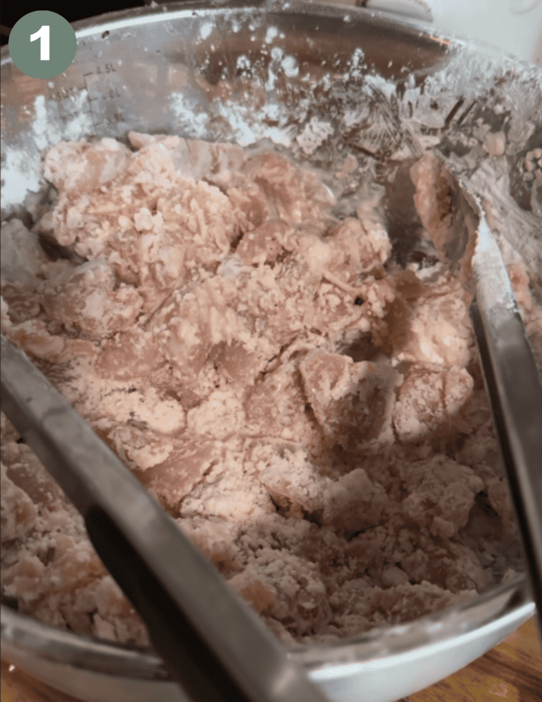 Raw Chicken chunks in batter